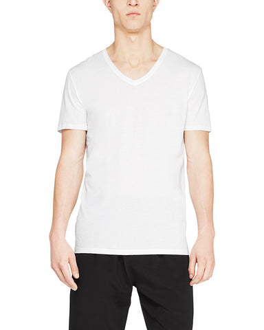 color:White|alt:ATM Classic Jersey V-Neck Tee