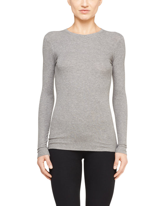 ATM Modal Long Sleeve Rib Crew