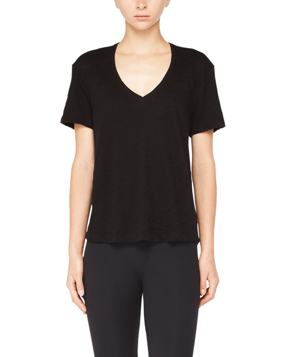 ATM Slub Jersey Boyfriend V Neck