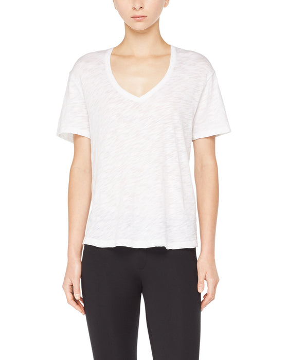 ATM Slub Jersey Boyfriend V Neck
