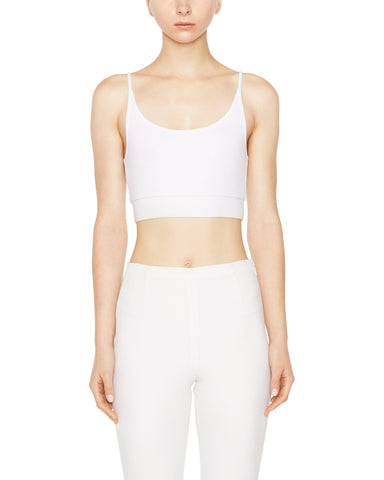 color:White|alt:ATM Modal Rib Cropped Cami