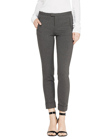 color:Charcoal Heather|alt:ATM Ponte Slim Pant